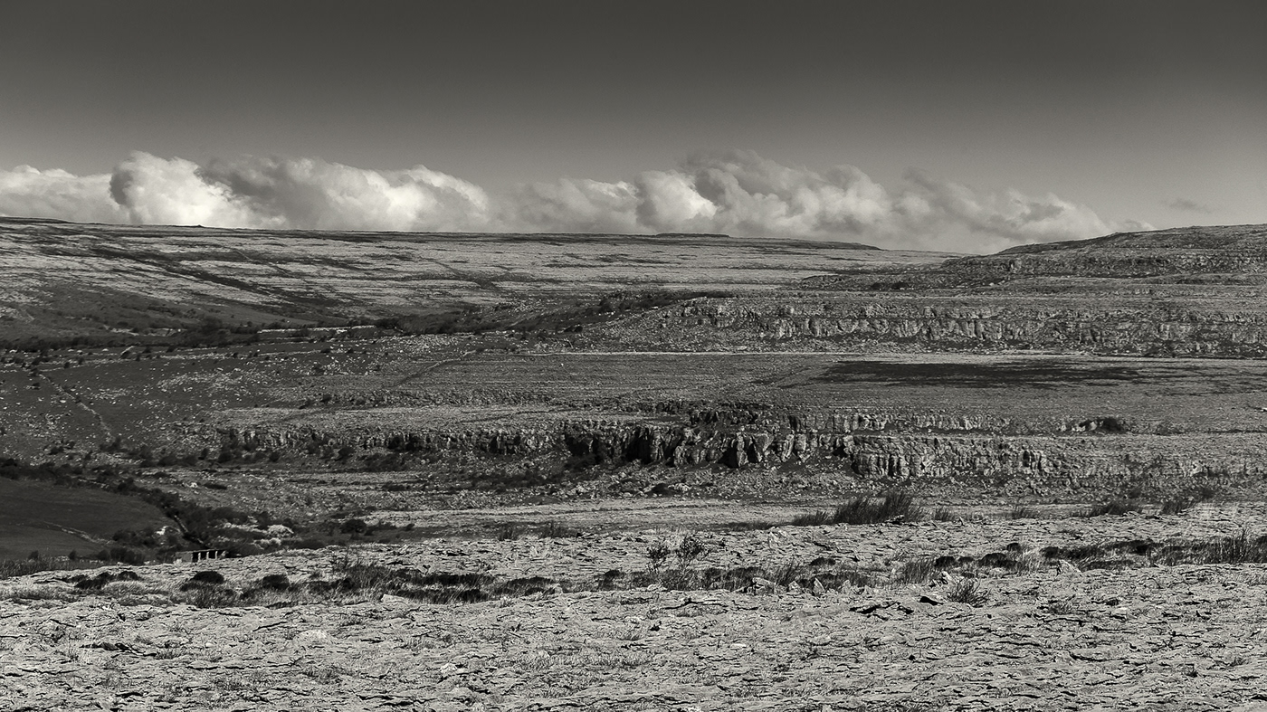 Ballyvaughan/Burren black and white Burren Ireland Landscape Nature west ireland
