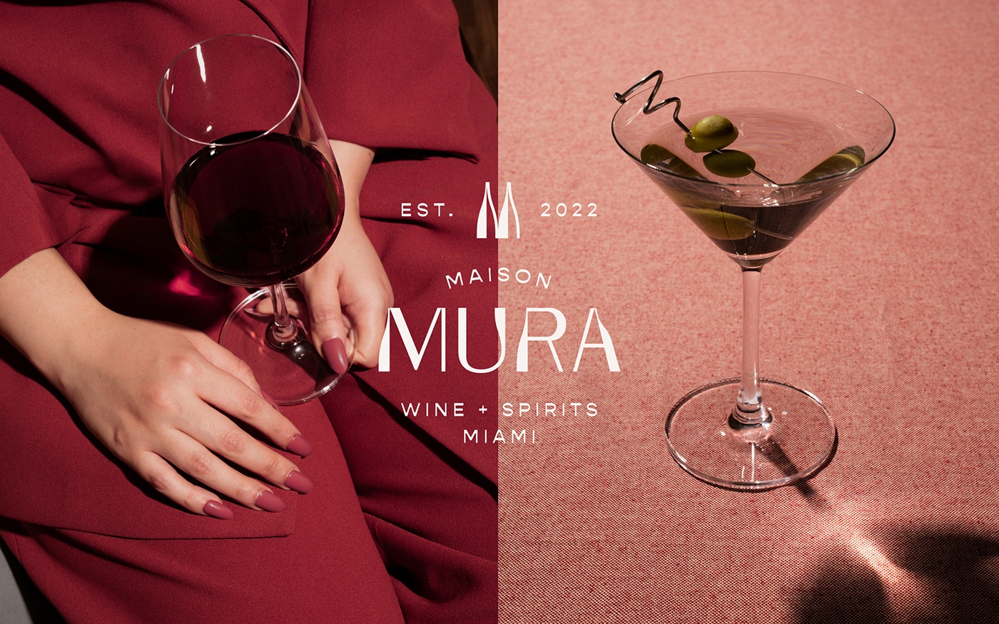 alcohol identity Logo Design miami Spirits wine winery fine wine luxury premium