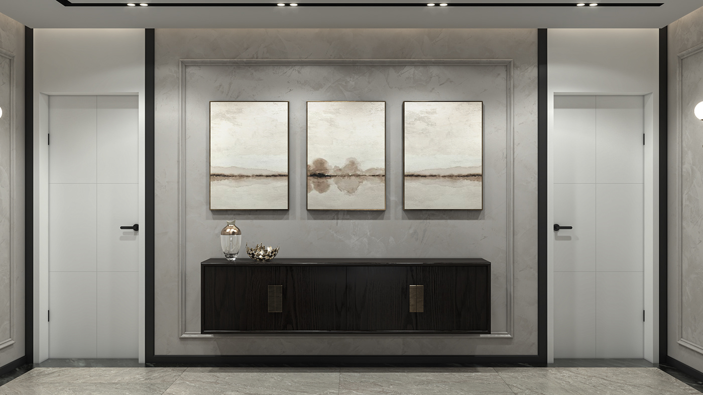 3dsmax architecture Render visualization interior design  modern vray