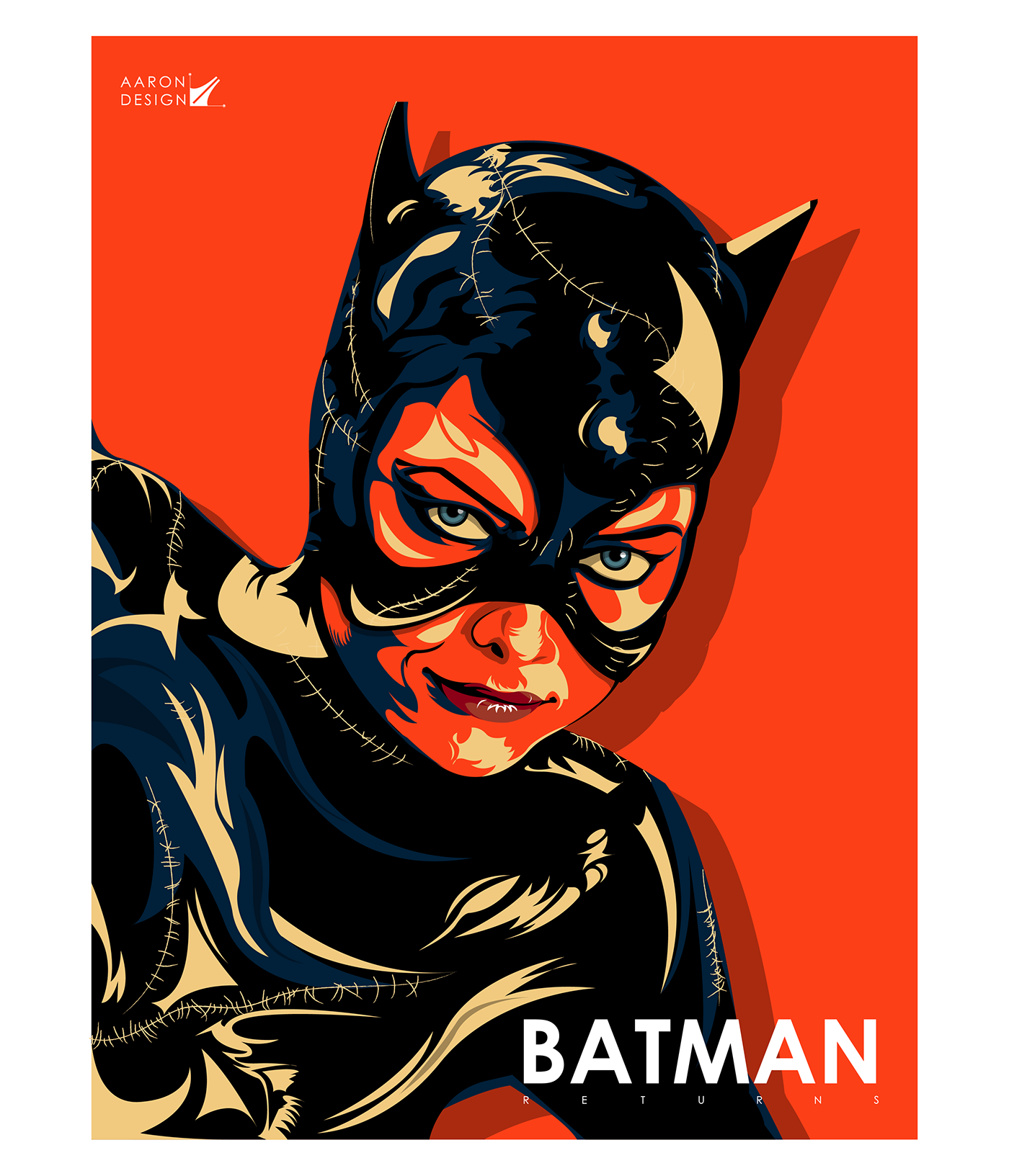 batman poster batman returns Tim Burton movie movie poster catwoman