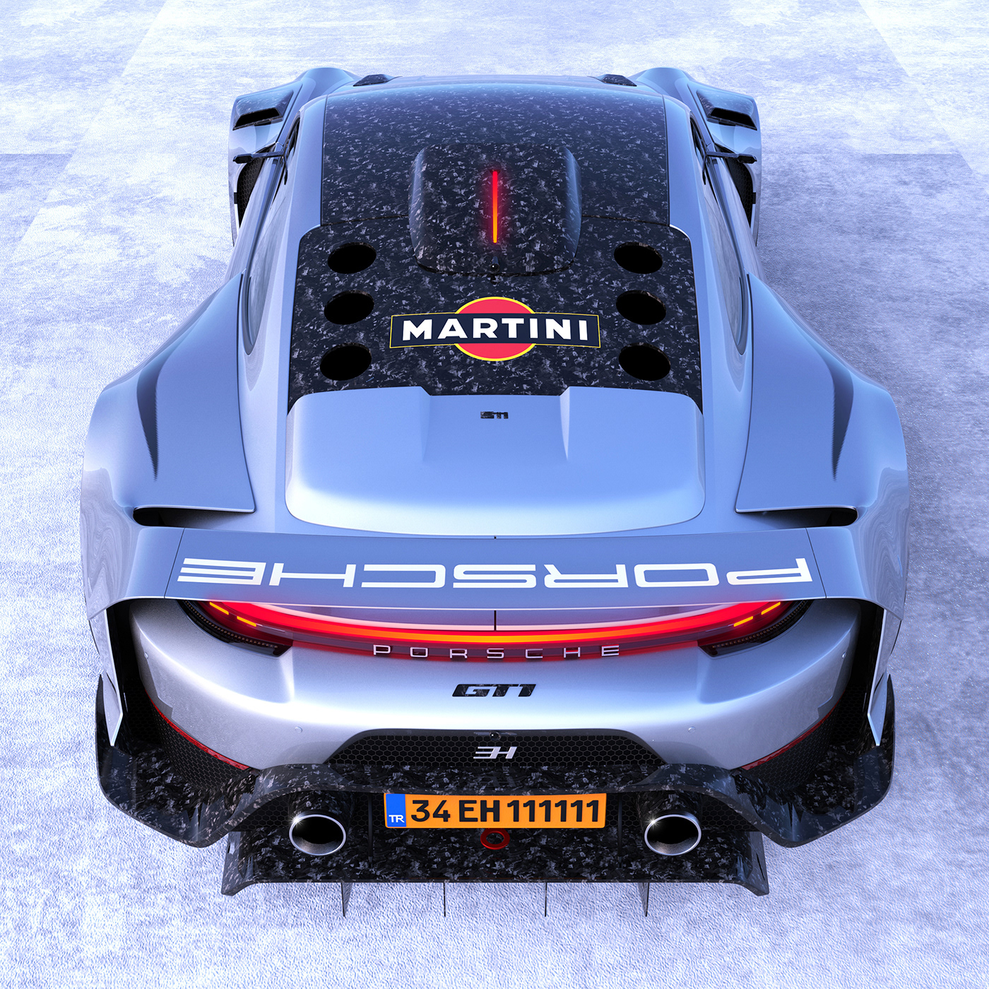 Porsche 911GT1 cardesign concept emrEHusmen tuning