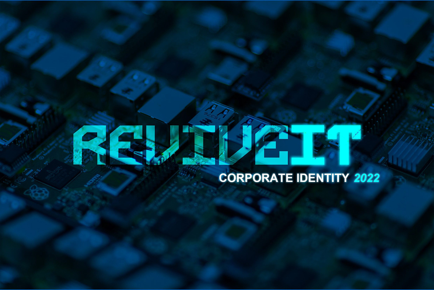 Advertising  brand identity branding  design graphic design  identity informationtechnology logo Revive typography  
