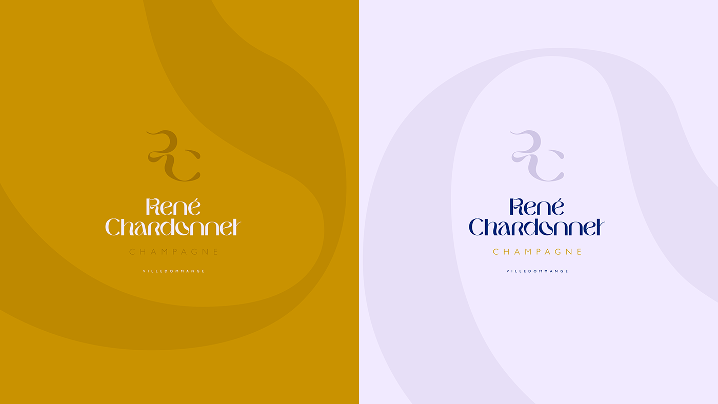 Champagne Logo Design brand identity Graphic Designer wine label design visual identity Logotype Brand Design identity