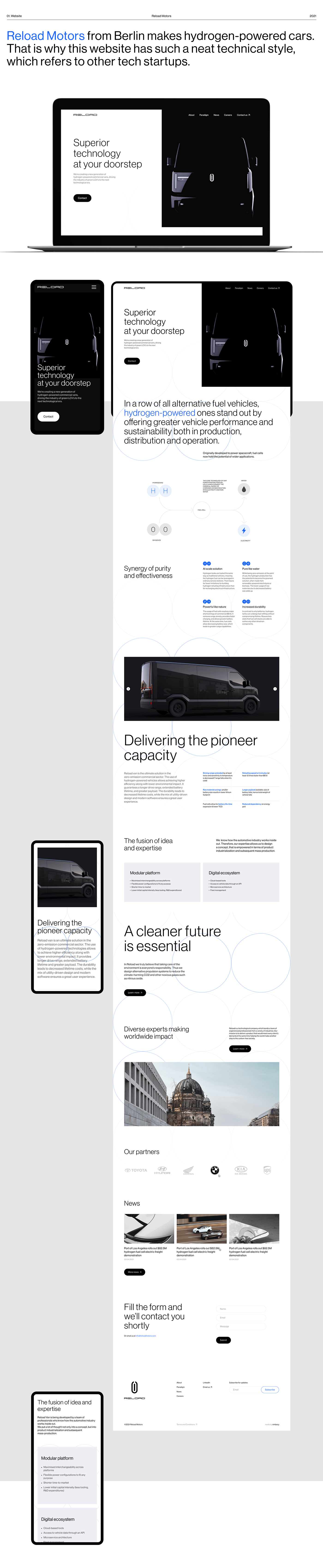Cars Ecology minimal UI Website black clean Web Webdesign White