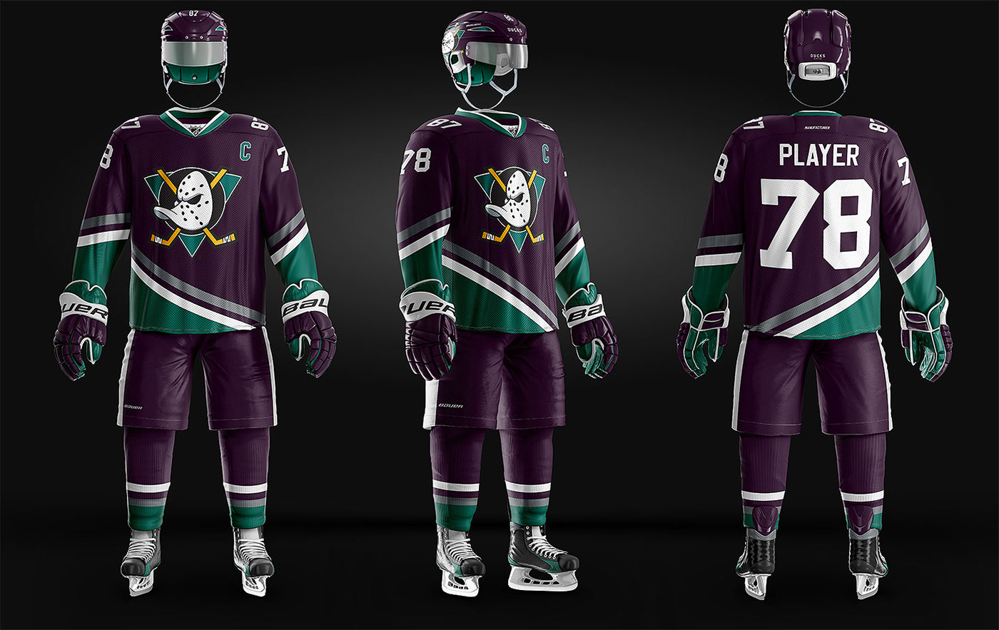 Ice Hockey Uniform Template – Sports Templates