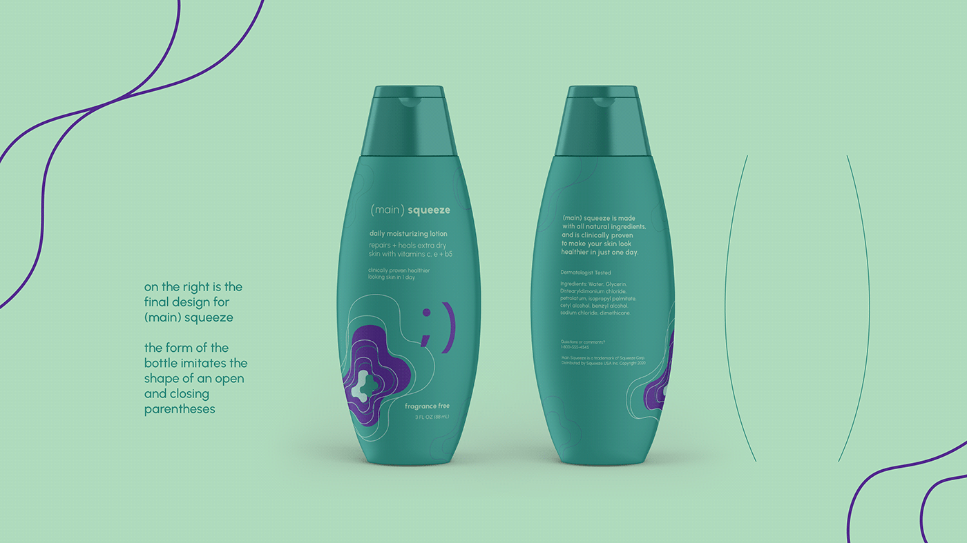 bottle branding  color design graphic logo lotion motion Packaging product