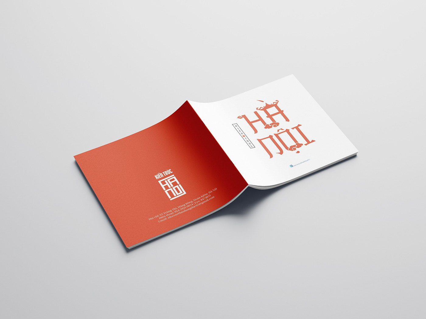 architecture book brochure hanoi Layout typography   vietnam