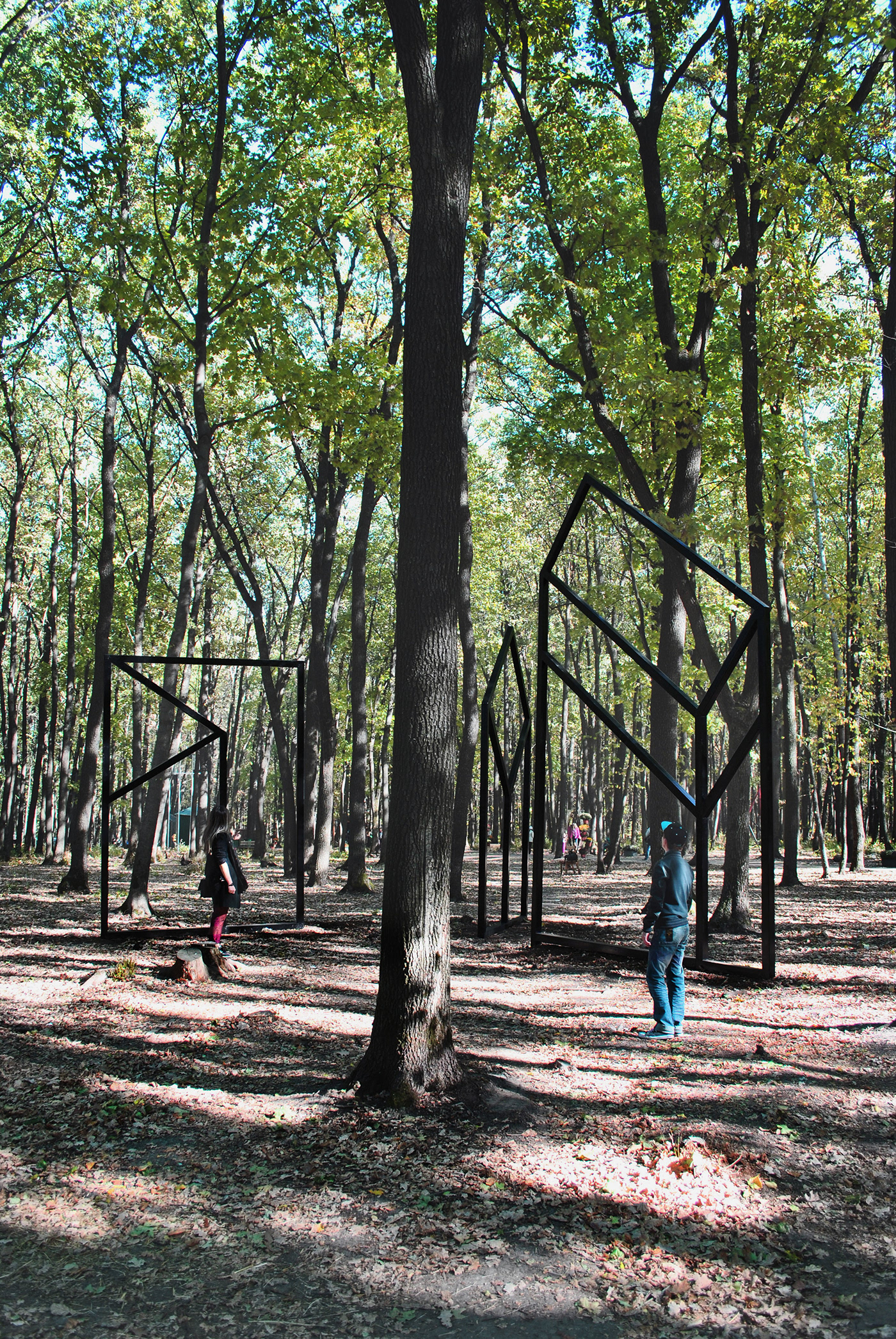 art object city contemporary forest installation monument Nature Outdoor public art sculpture