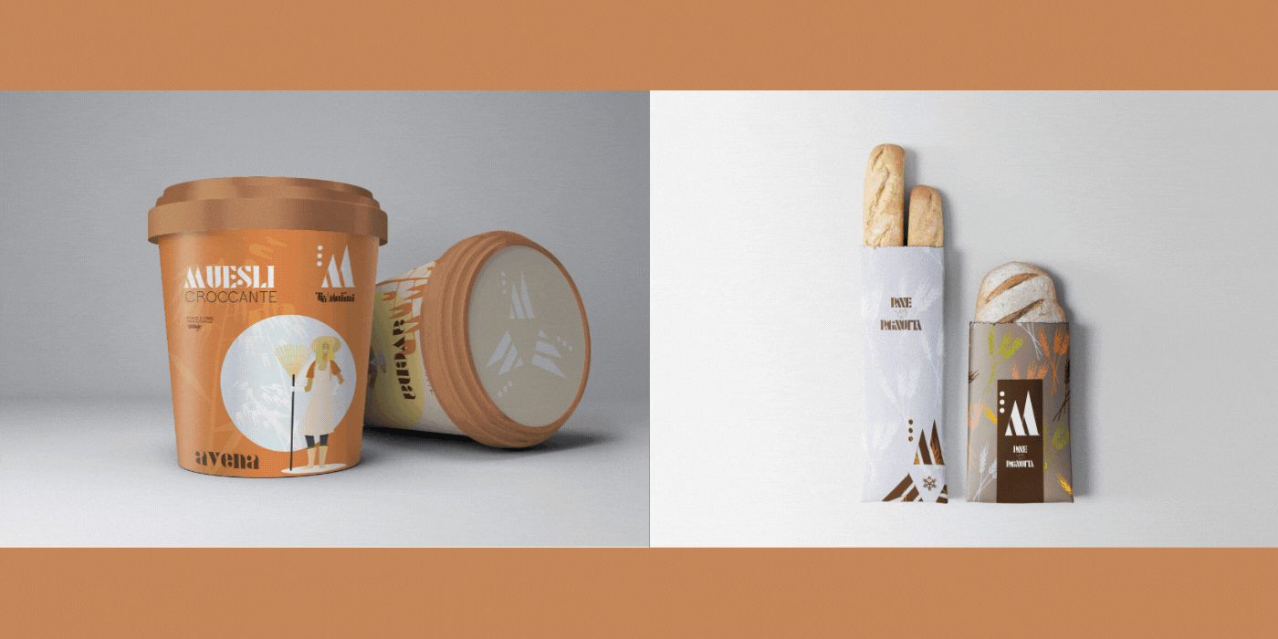foodstuff Logo Design Mockup Packaging pattern rebranding redesign typography   vector visual identity