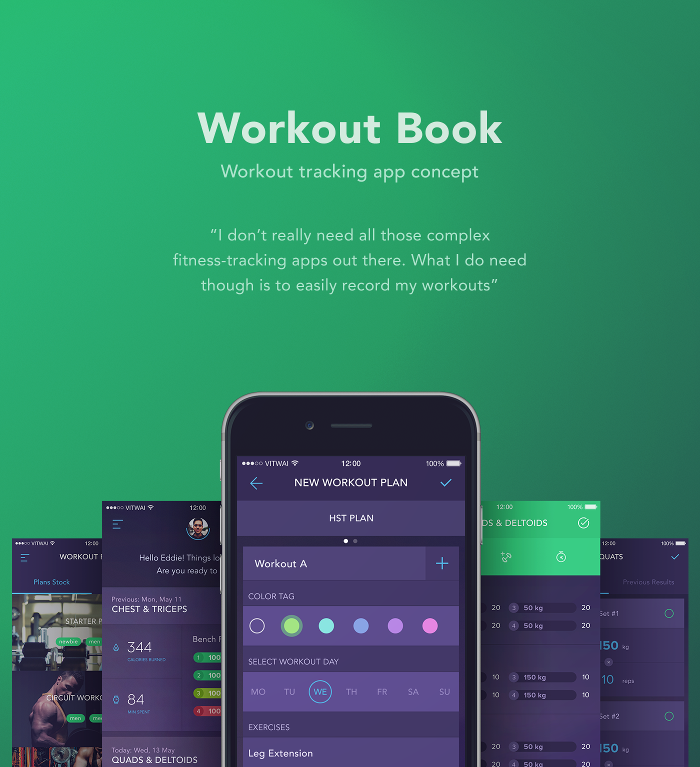 UI ux mobile ios workout gym gif interaction app fitness Interface design iOS Development training