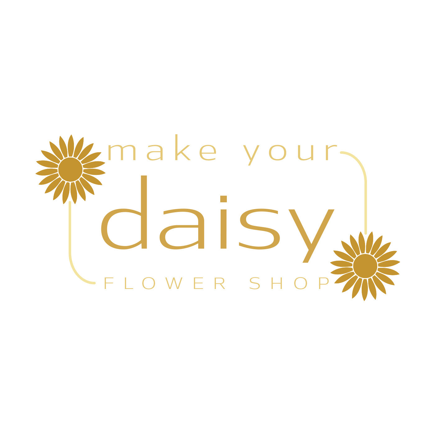 logo Collateral branding  Flower Shop modern business card mobile site