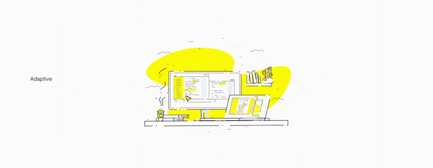 yellow minimal interaction M&M's agency clean lemon studio banana creative