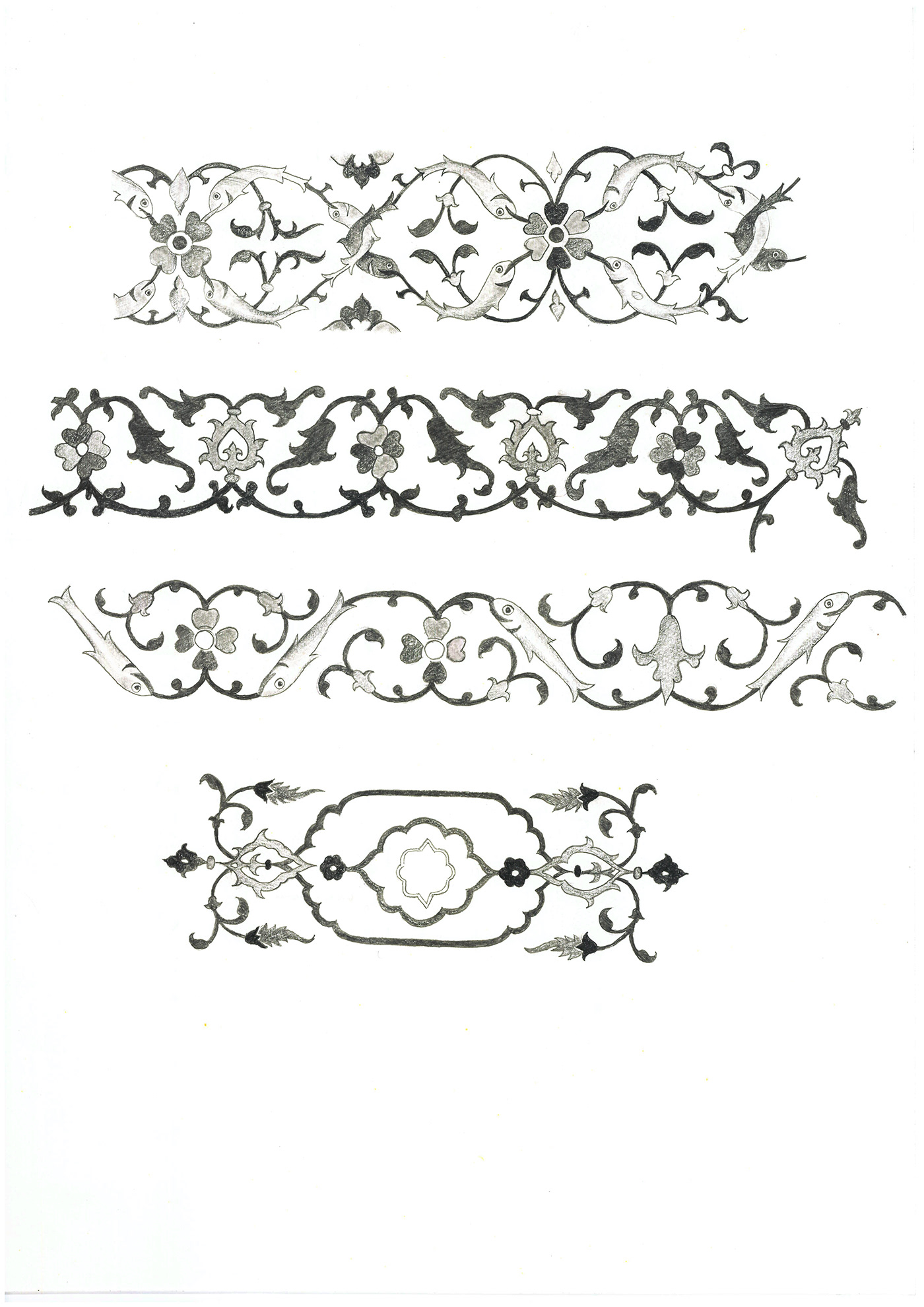 Motif Design motifs pencil sketch sketching