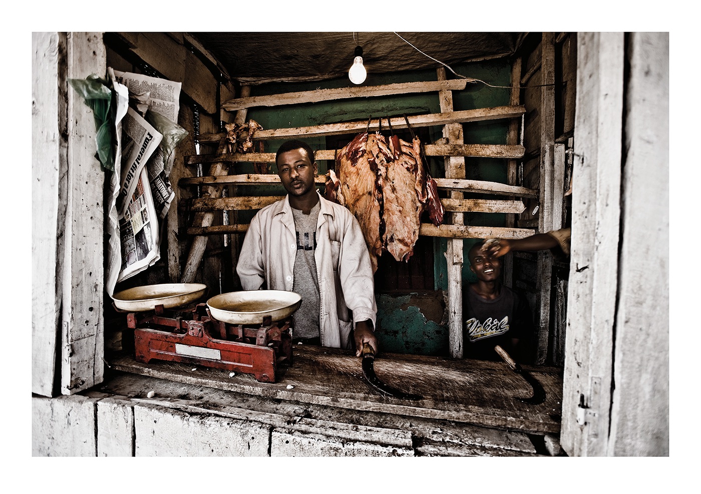 Butchers ethiopia meat travelphotography