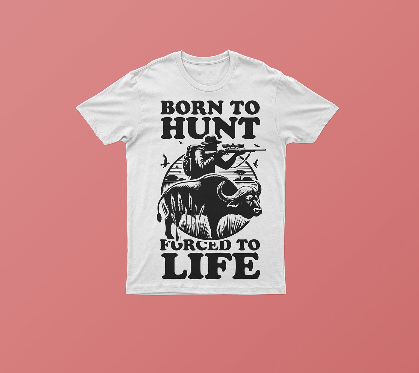 hunting design Outdoor Design typography design custom t shirt t shirt design hunter Hunting cape buffalo hunting hunter design hunting tshirt