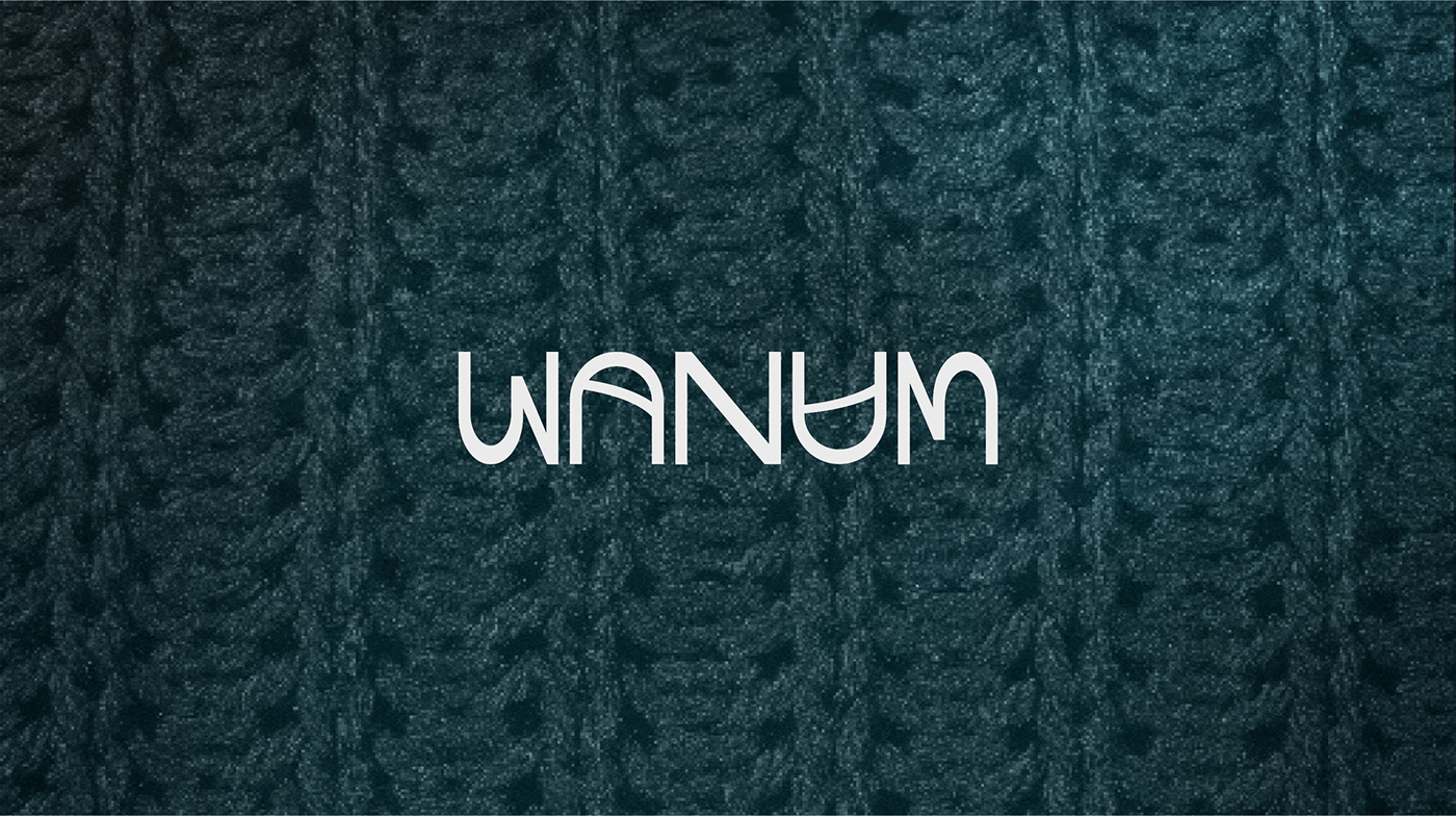 Adversiting ambigram brand identity branding  knit logo Logo Design social media visual identity weaving