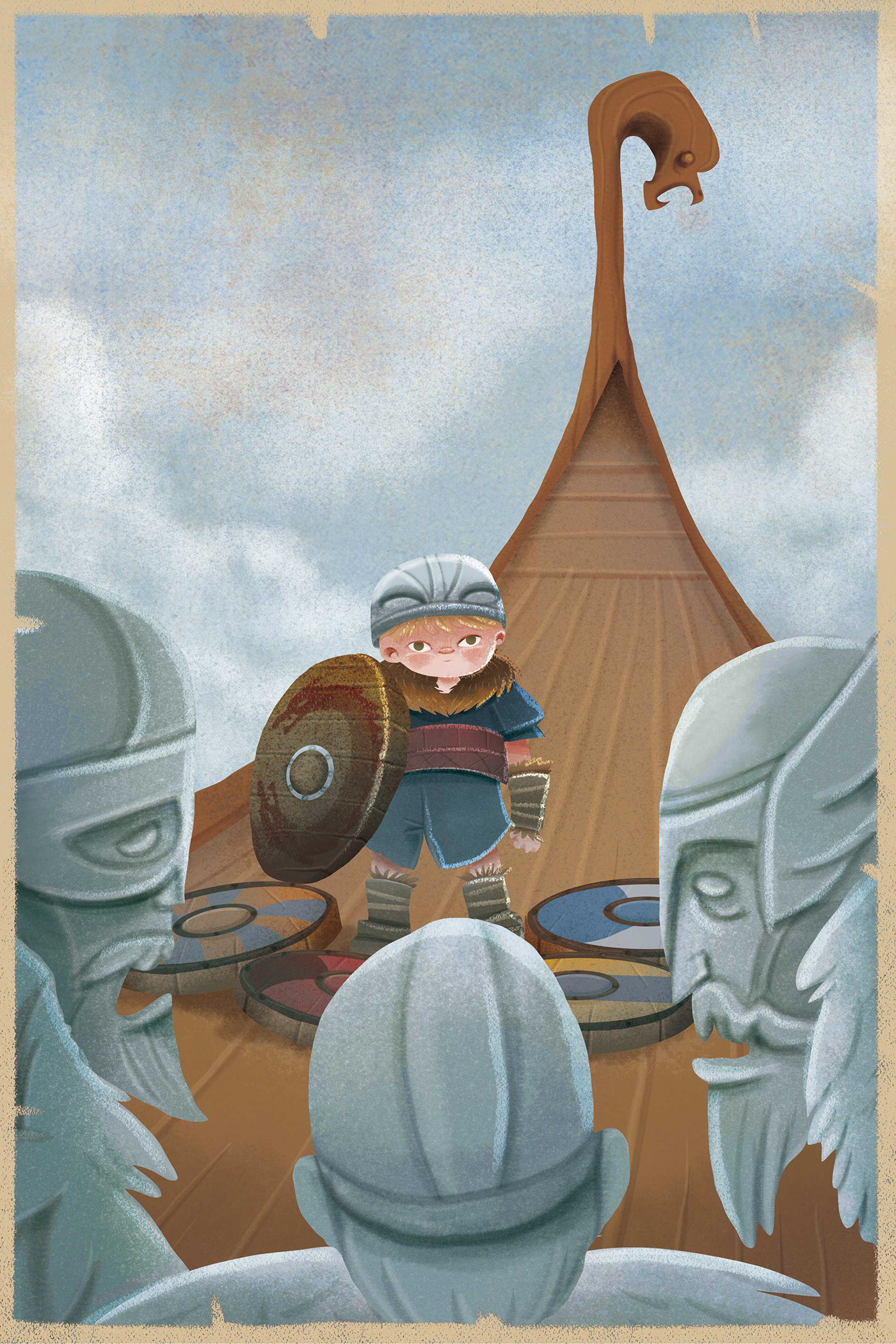 childrenbookillustrator ChildrenIllustration Loki mitologianórdica Mythbook Mythologybook Odin Thor vikingos Vikingsillustrations