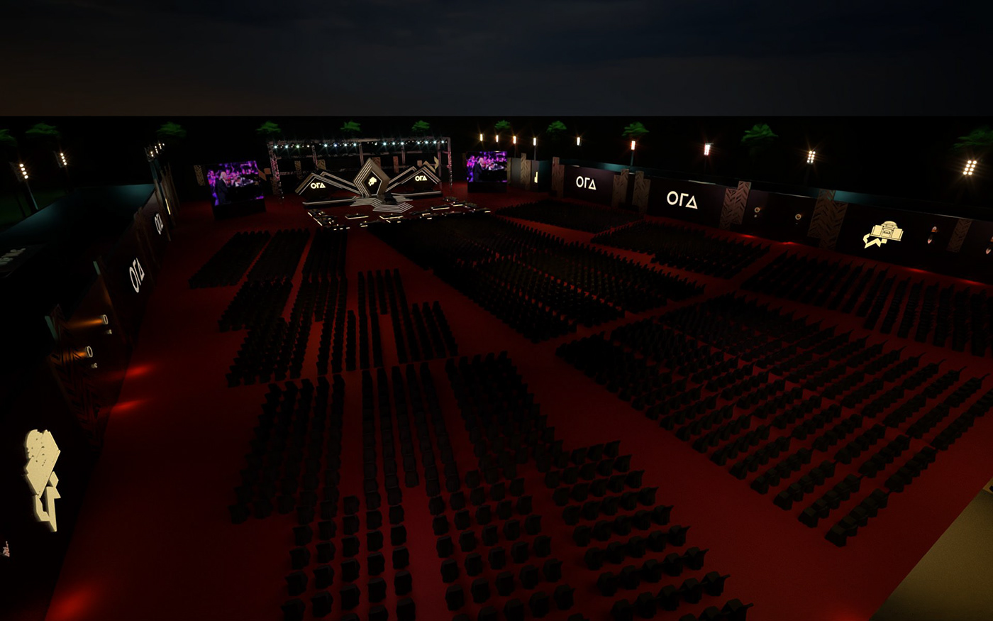 3D Event concert opera