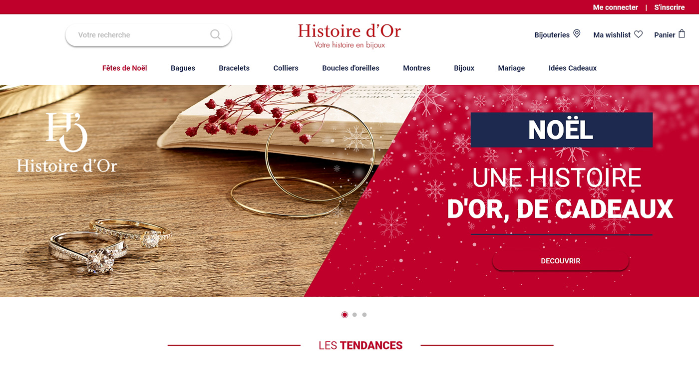 Christmas france Histoire d'or modrn noel Proposition Responsive Responsive Design slider Webdesign