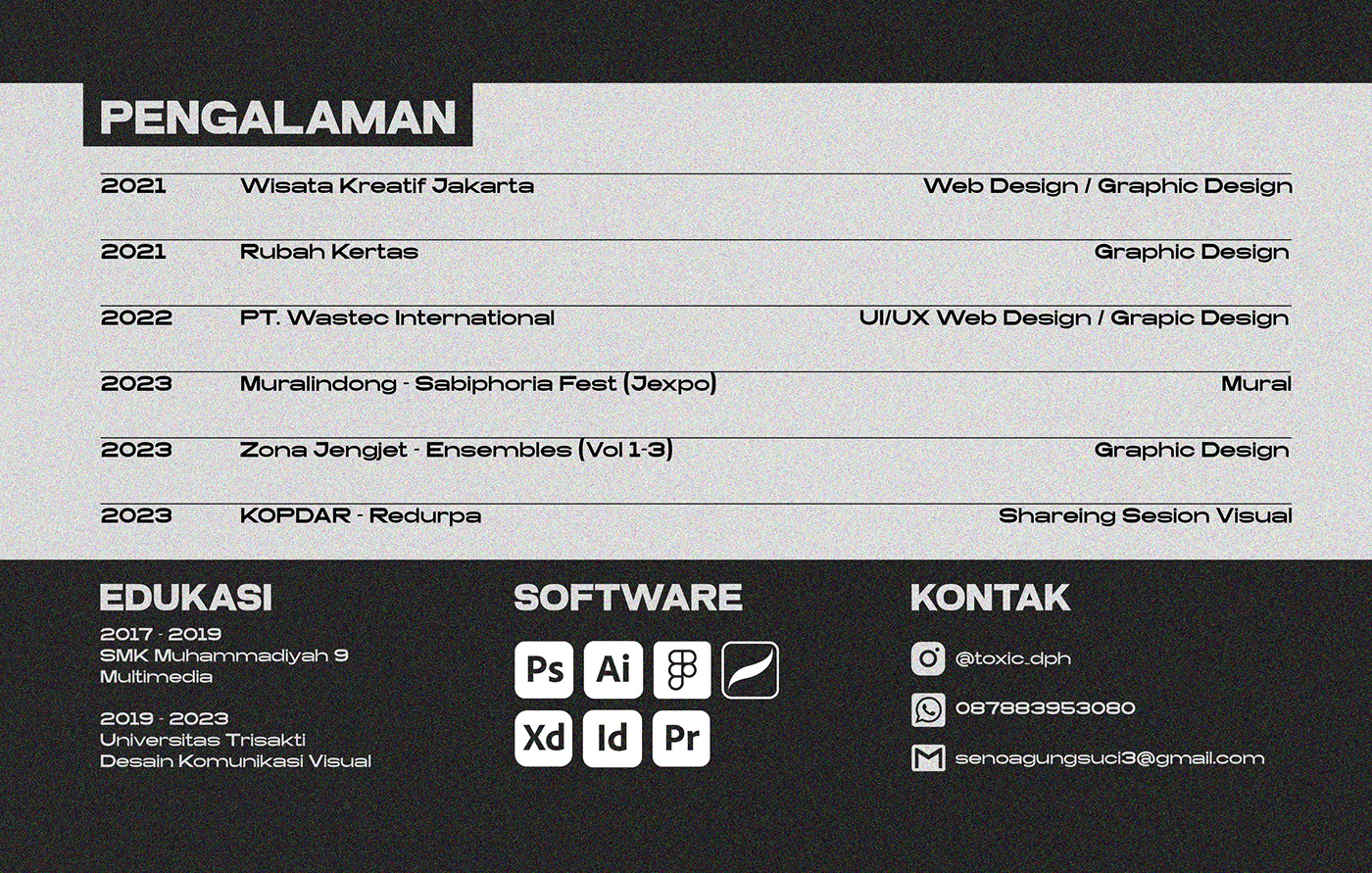 portofolio Graphic Designer UI/UX Web Design  Mobile app visual identity brand identity visual Event designer