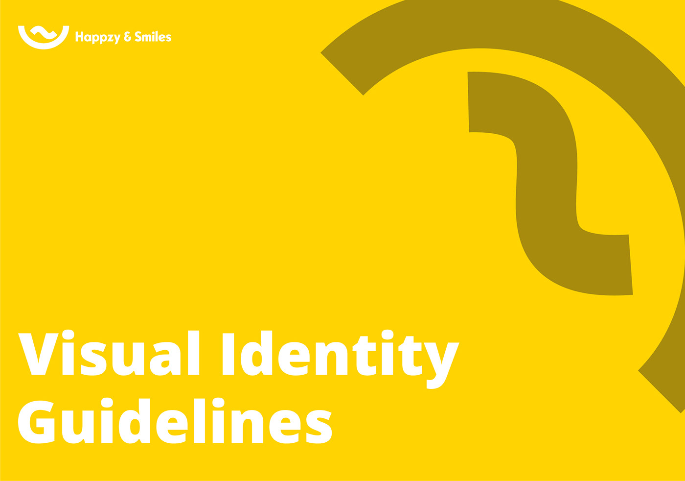 brand designer Brand Guideline brand identity branding  Happzy & Smiles health & wellness identity visual identity visual identity guideline Logo Design