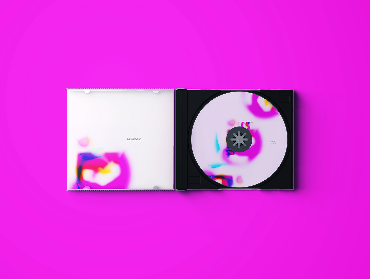 Album arts branding  colors Mockup music presentation
