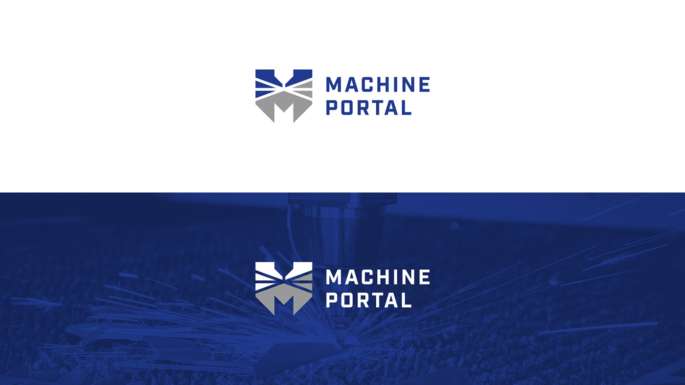 industry laser logo Logo Design machine portal technical Technology
