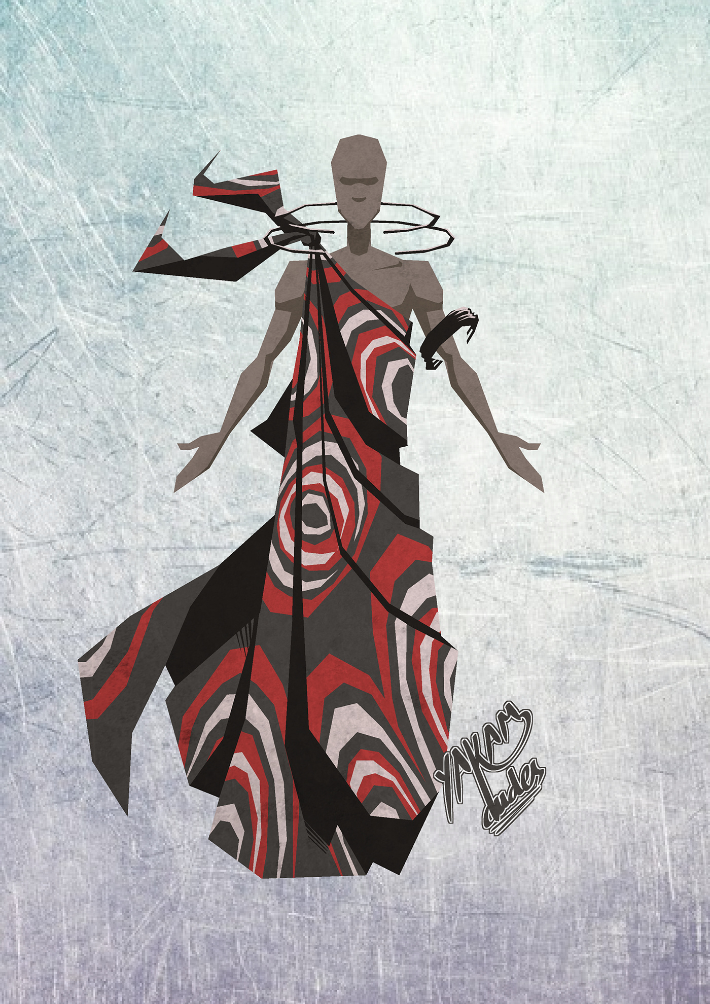illustration costume fashion sudan sudanese