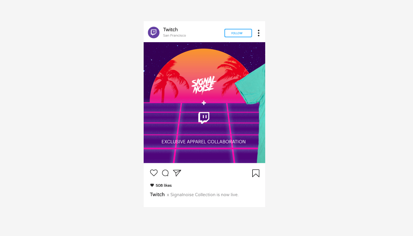 Signalnoise james white Twitch Amazon Synthwave 80's kappa Streamer NEO SYNTH