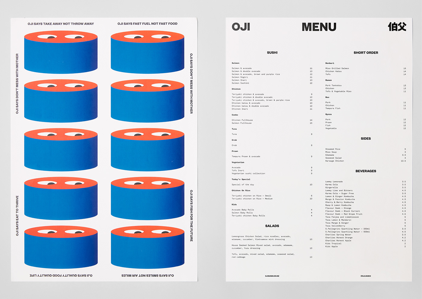 art direction  auckland brand brand identity Character graphic design  New Zealand restaurant Sushi