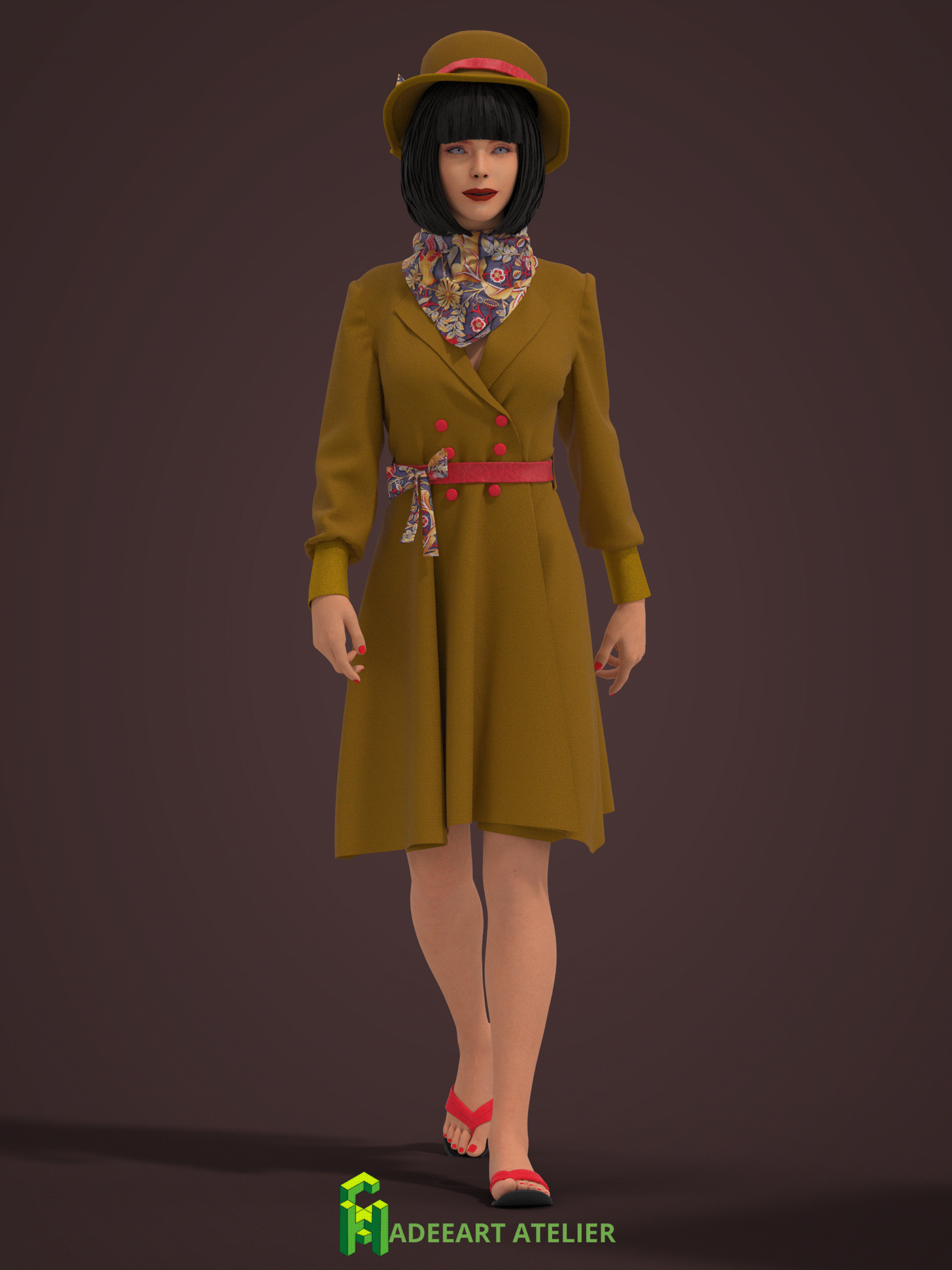 3dfashion 3dfashiondesign Clo3d digitalfashion dress fashion design itsclo3d textile virtualfashion woman