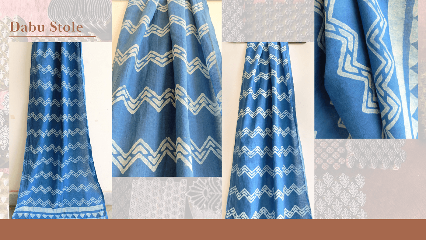 dabu Dabu Print block print Blockprinting textile Textiles Indigo indigo blue craft indiancraft