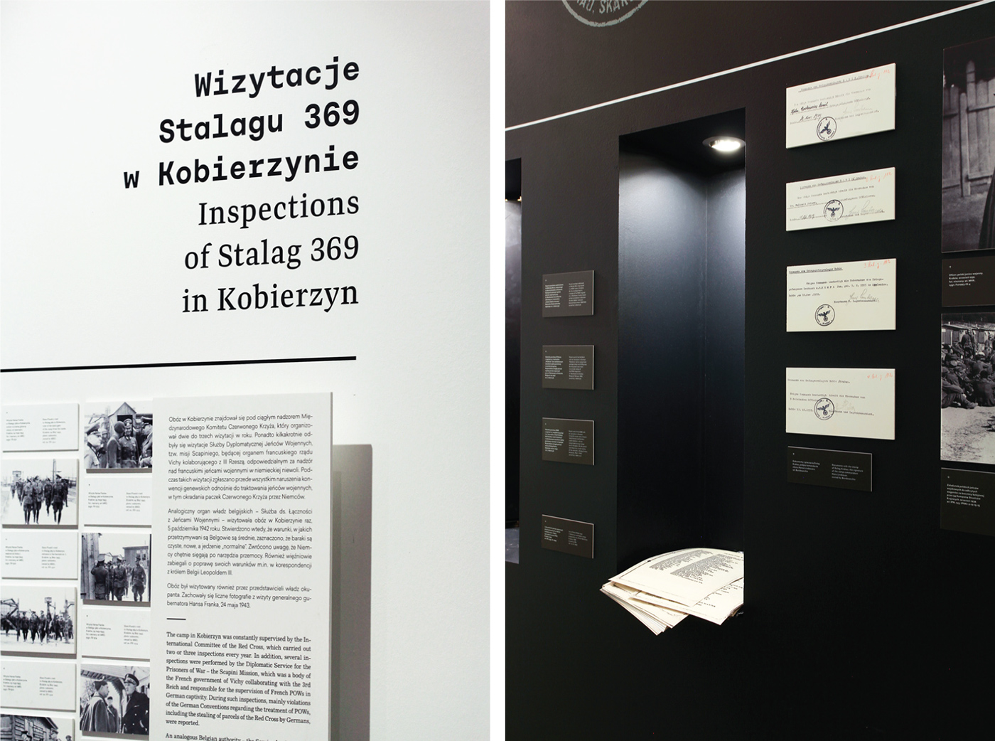 Exhibition  design typography   krakow history