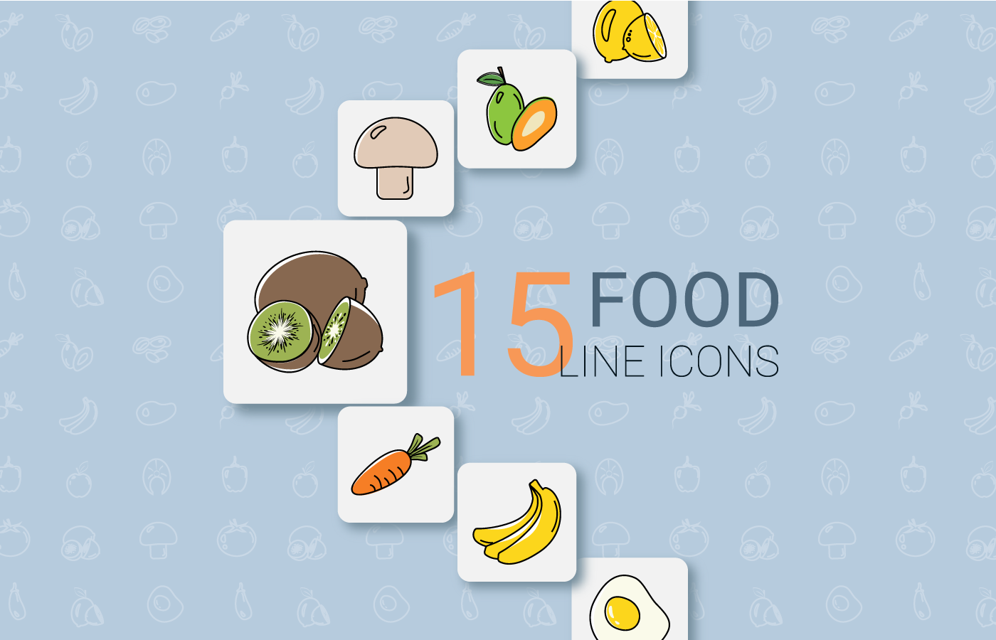adobe illustrator app design Graphic Designer healthy food Icon mobile vector