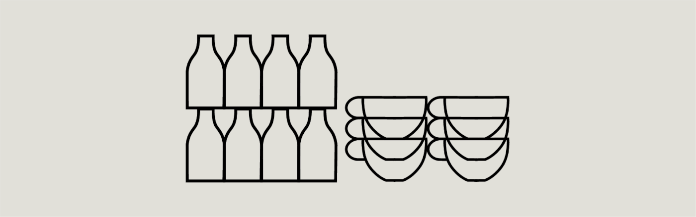 coffee shop brunch milk Branding design Logo Design interior design  baku menu linear brand identity