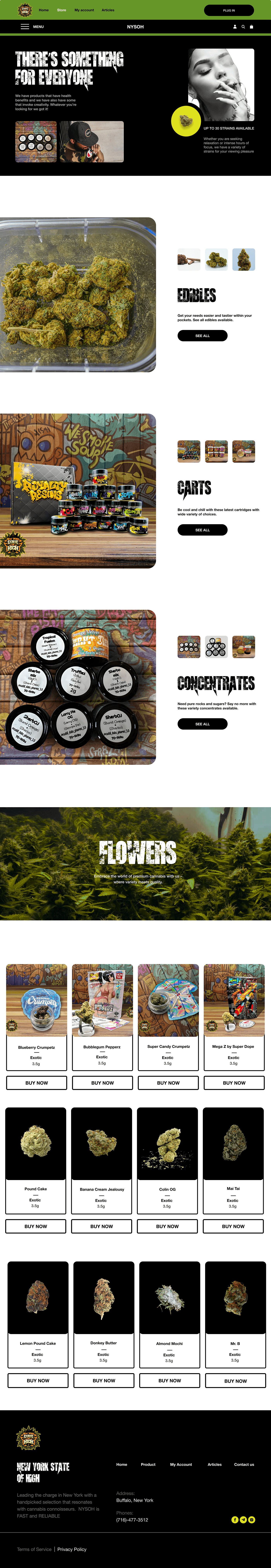 cannabis cannabis brand branding  design visual identity Website UI/UX ui design Web user interface