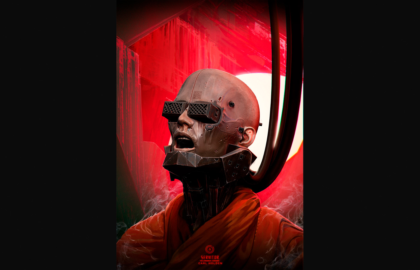 red science fiction 3D Zbrush pen fantasy