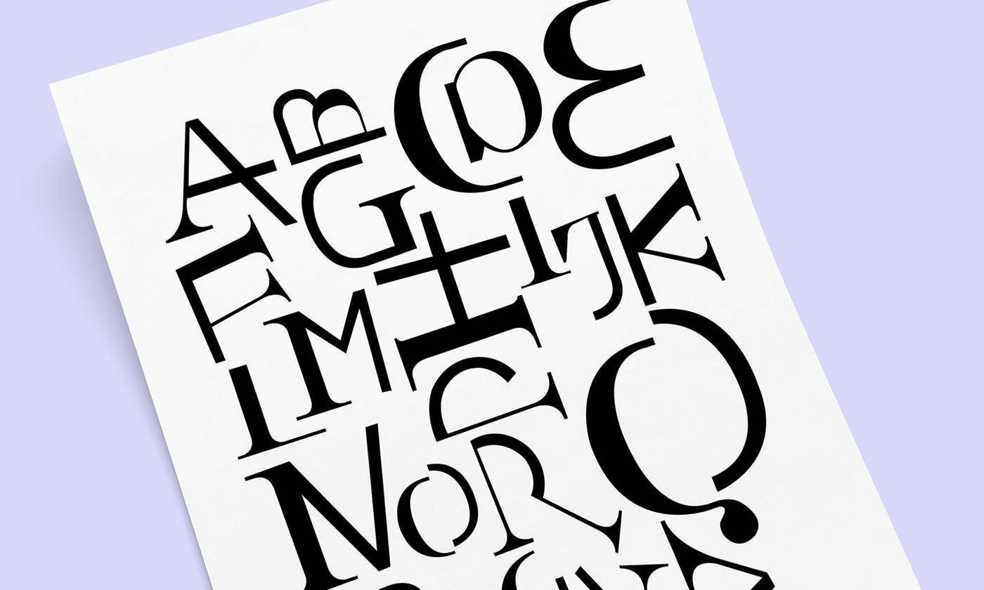 poster Typeface font typography   serif sans-serif