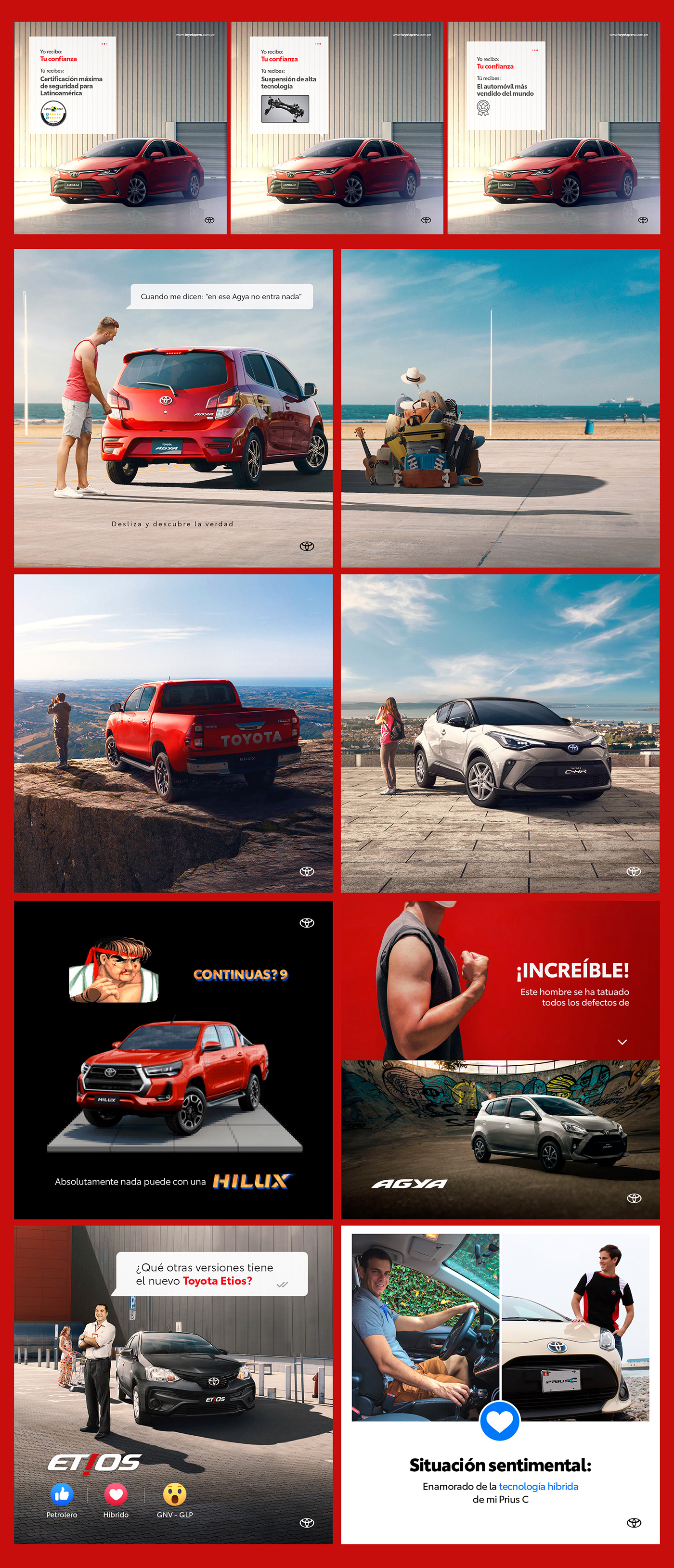 automotive   car publicidad publicity retoque retouch lifestyle prius toyota Social media post