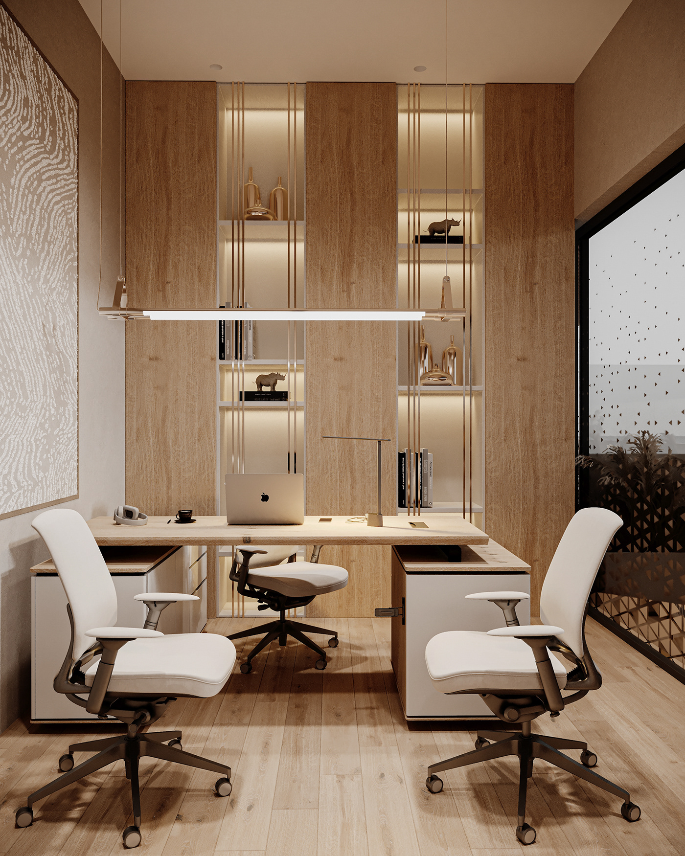 Office Design Interior architecture interior design  visualization Render archviz CGI corona 3ds max