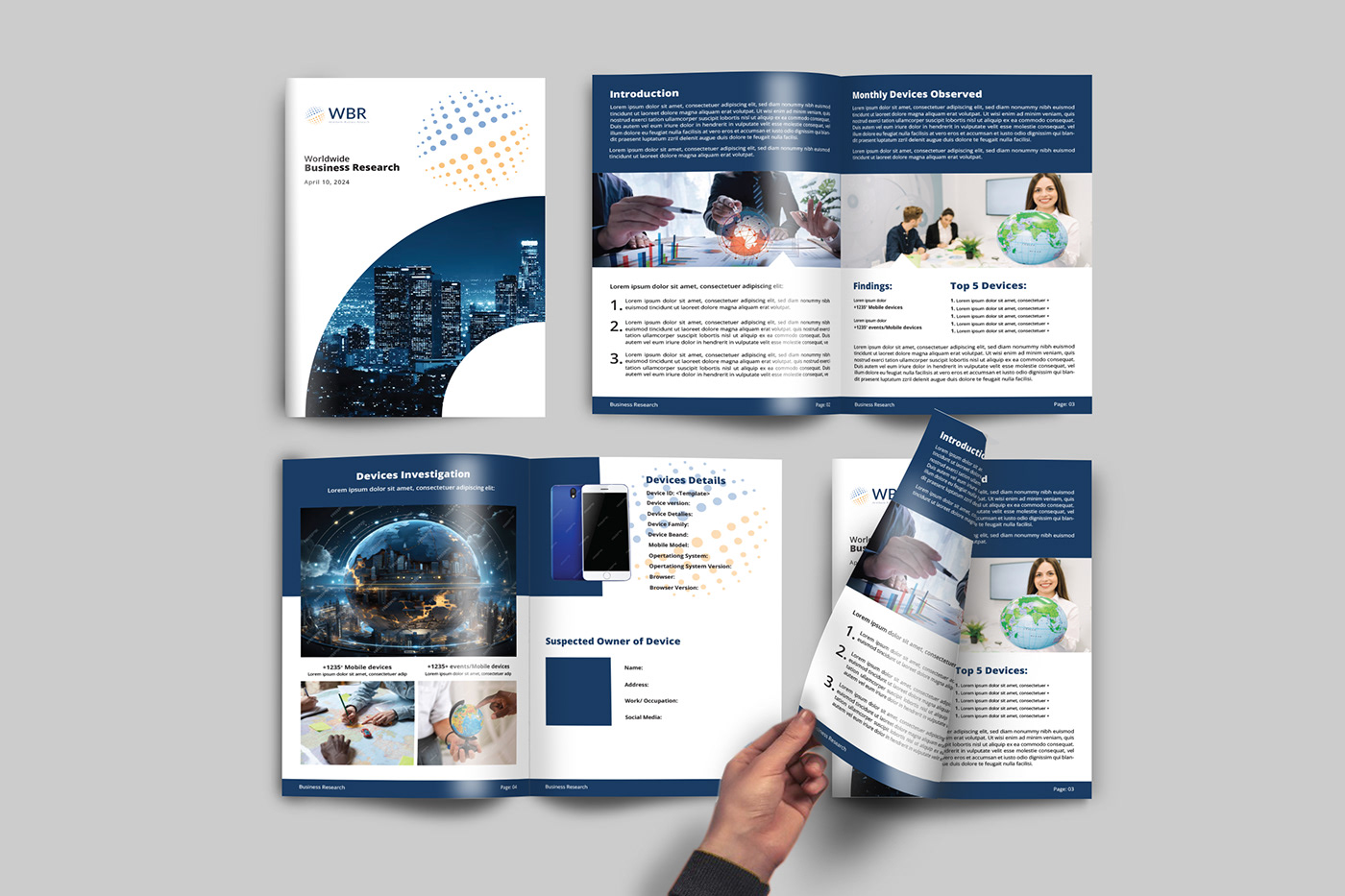 annual report booklet design brand identity catalog design brochure proposal design whitepaper Business Proposal business brochure Business Research 