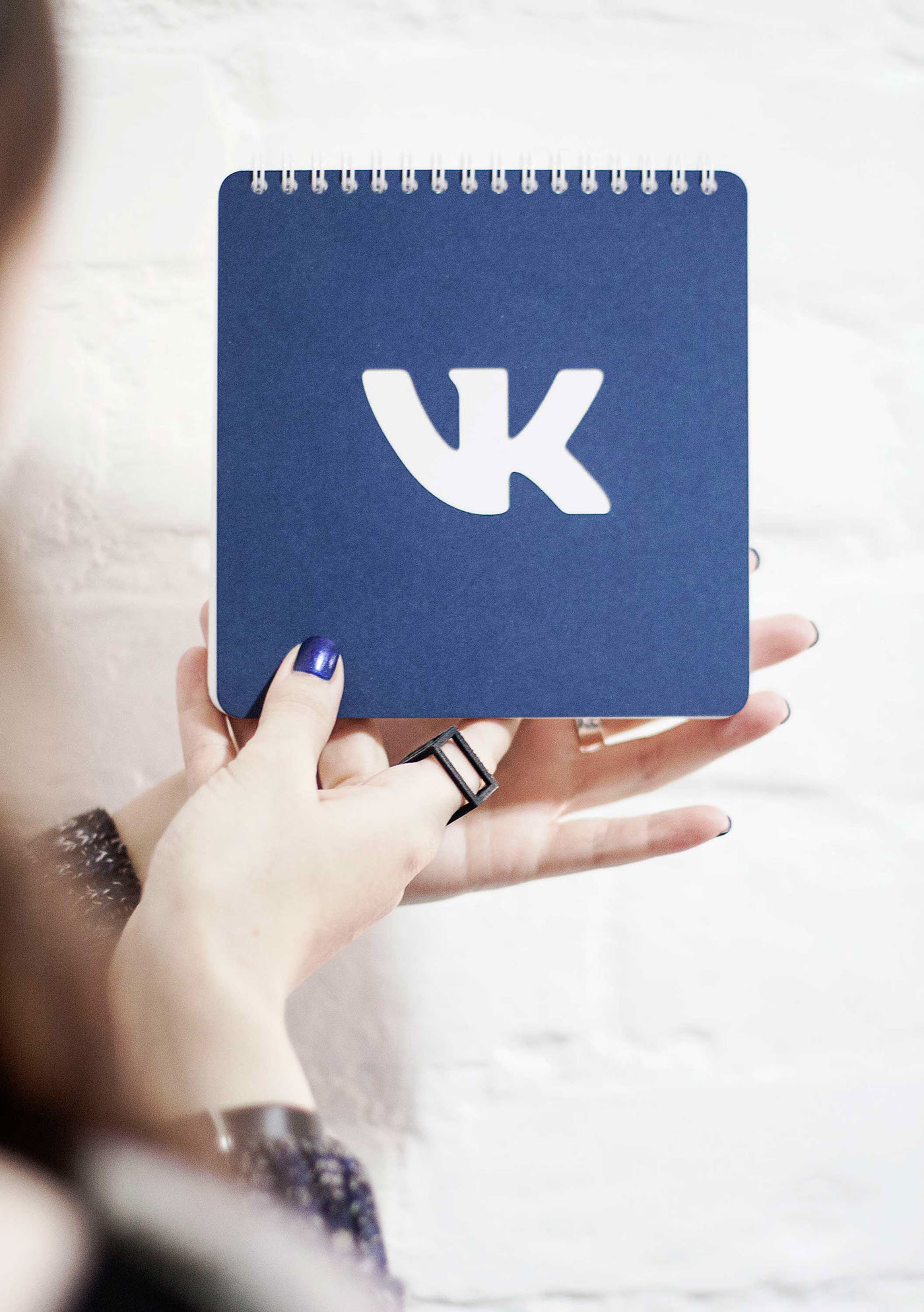 VK letter logo Russia branding  Logotype ligature social network