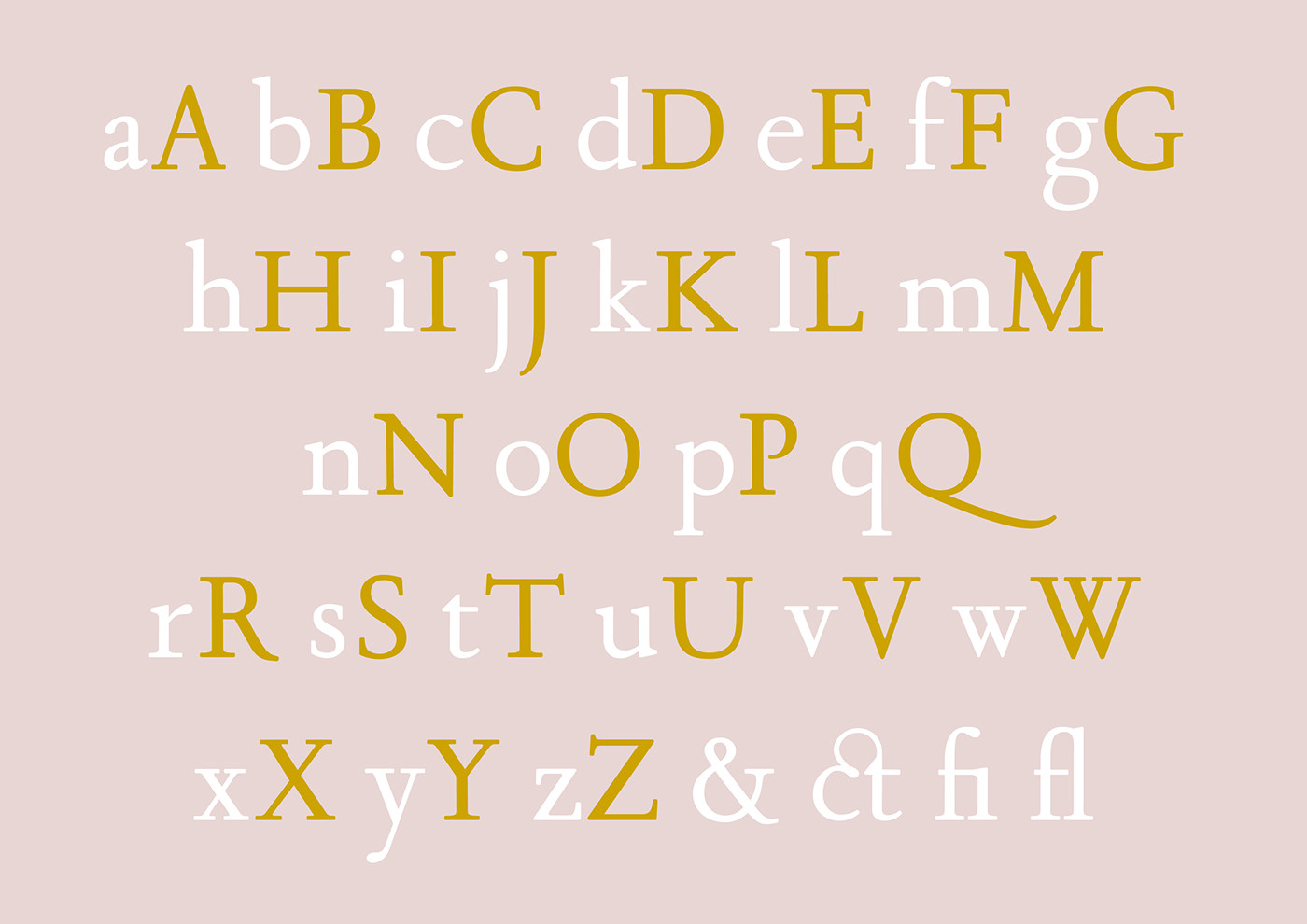 revival typedesign Typographie