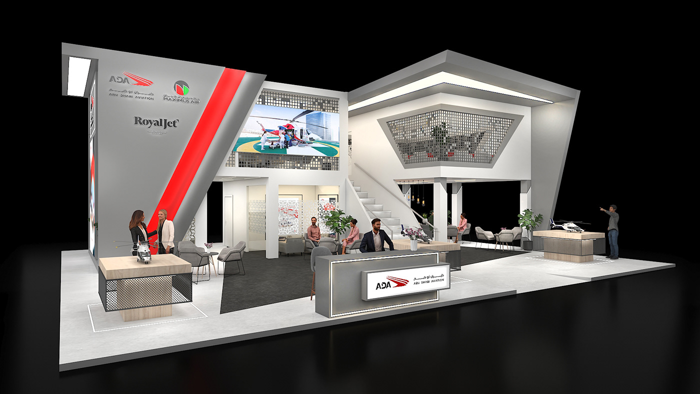 design visual identity Exhibition  Stand booth design exhibition stand architecture interior design  visualization Render