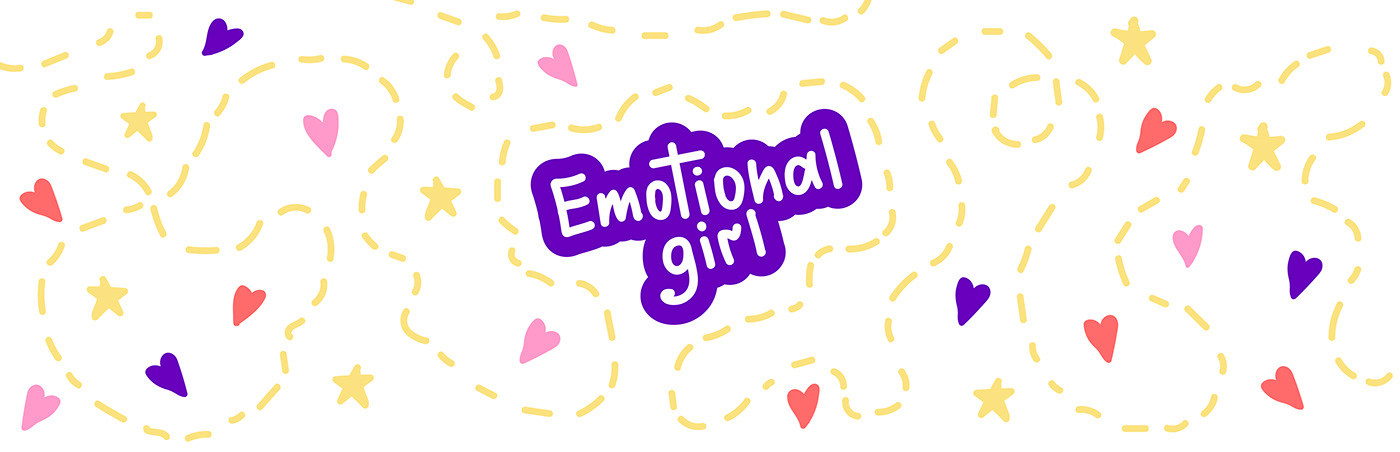 stickers sticker girl ILLUSTRATION  art girls emotion emotions funny