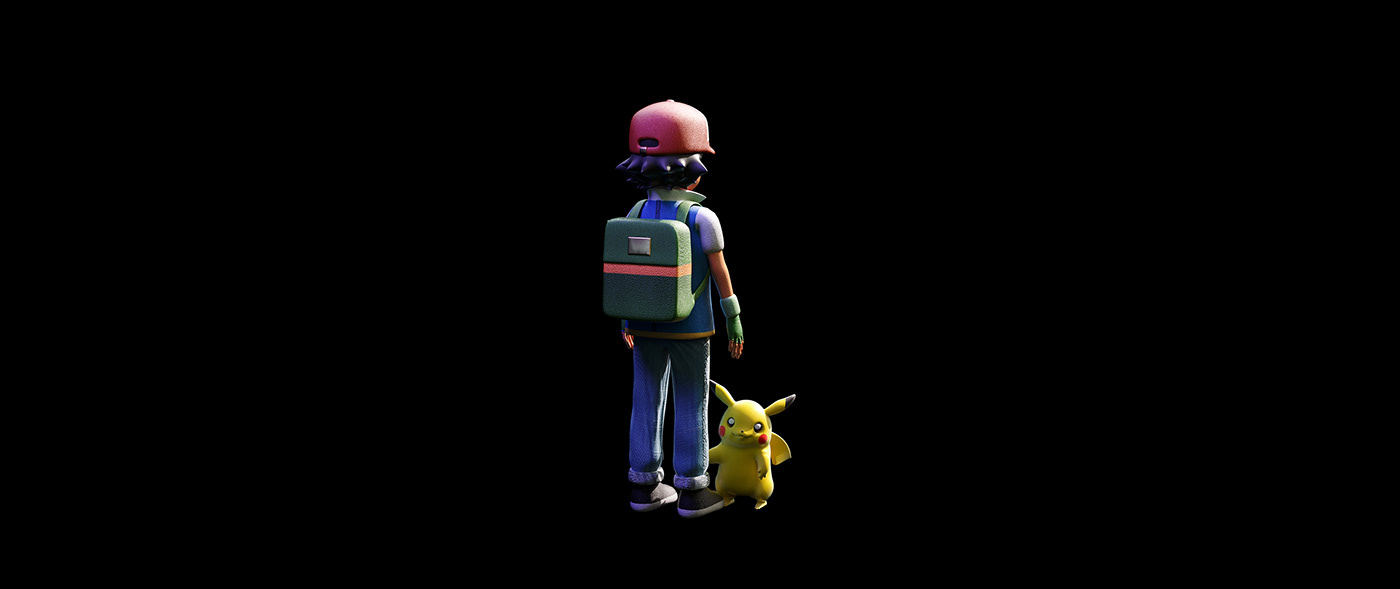 Pokemon c4d cinema4d motion artwork Character design  Character 3D Render cute