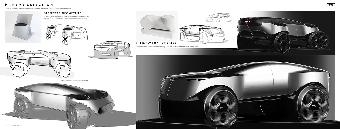 car automotive   Audi transportation car design portfolio Transportation Design Automotive design carsketch conceptcar