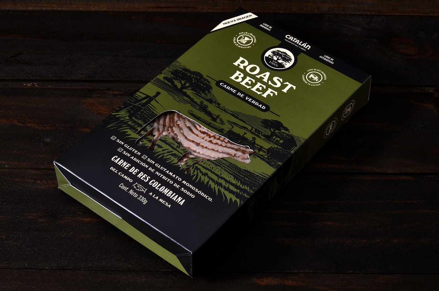 delikatessen farm meat Nature Packaging pig sausage delicatessen rebranding branding 