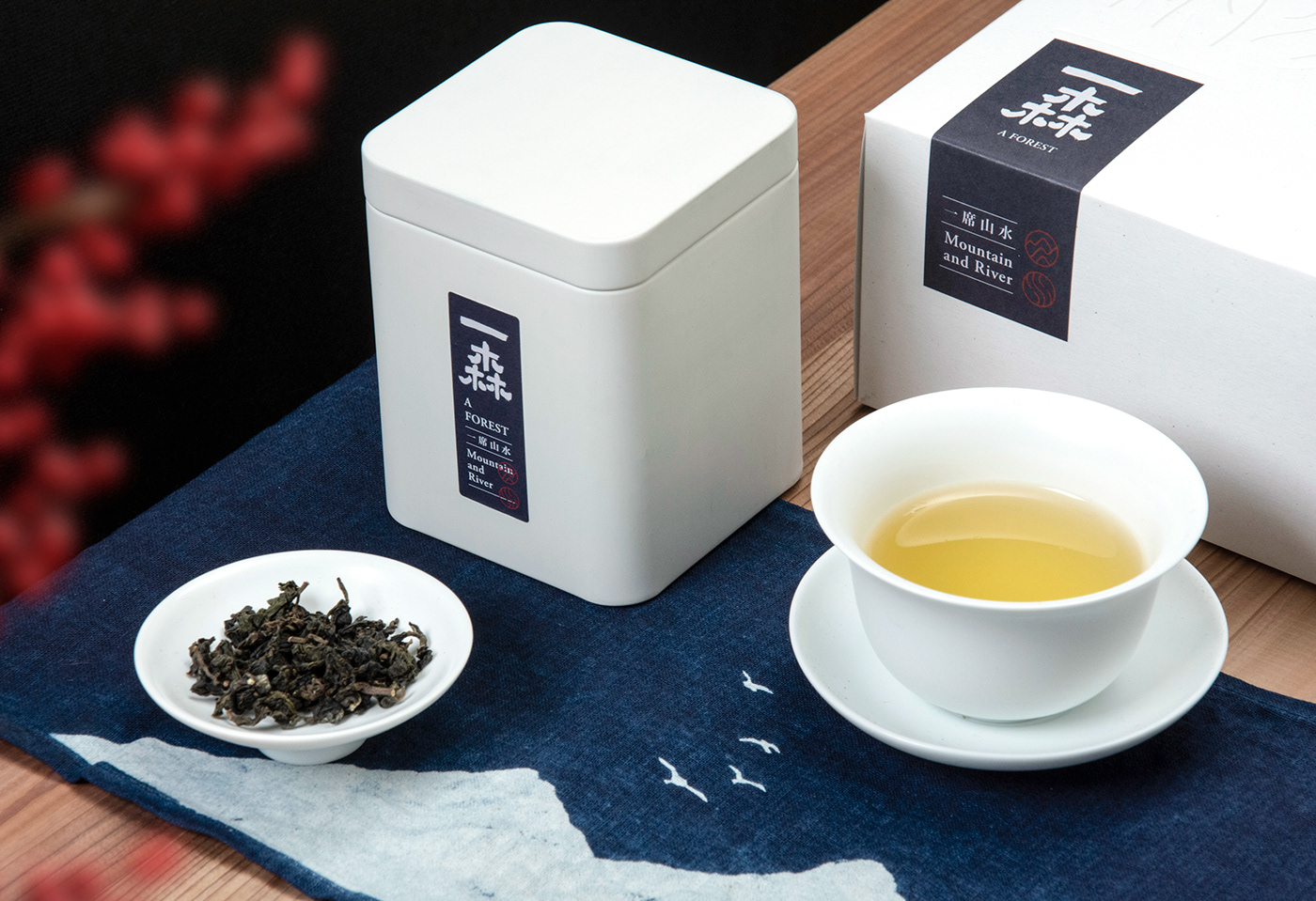 Chinese Tea forest Indigo indigo dye Packaging packaging design tea