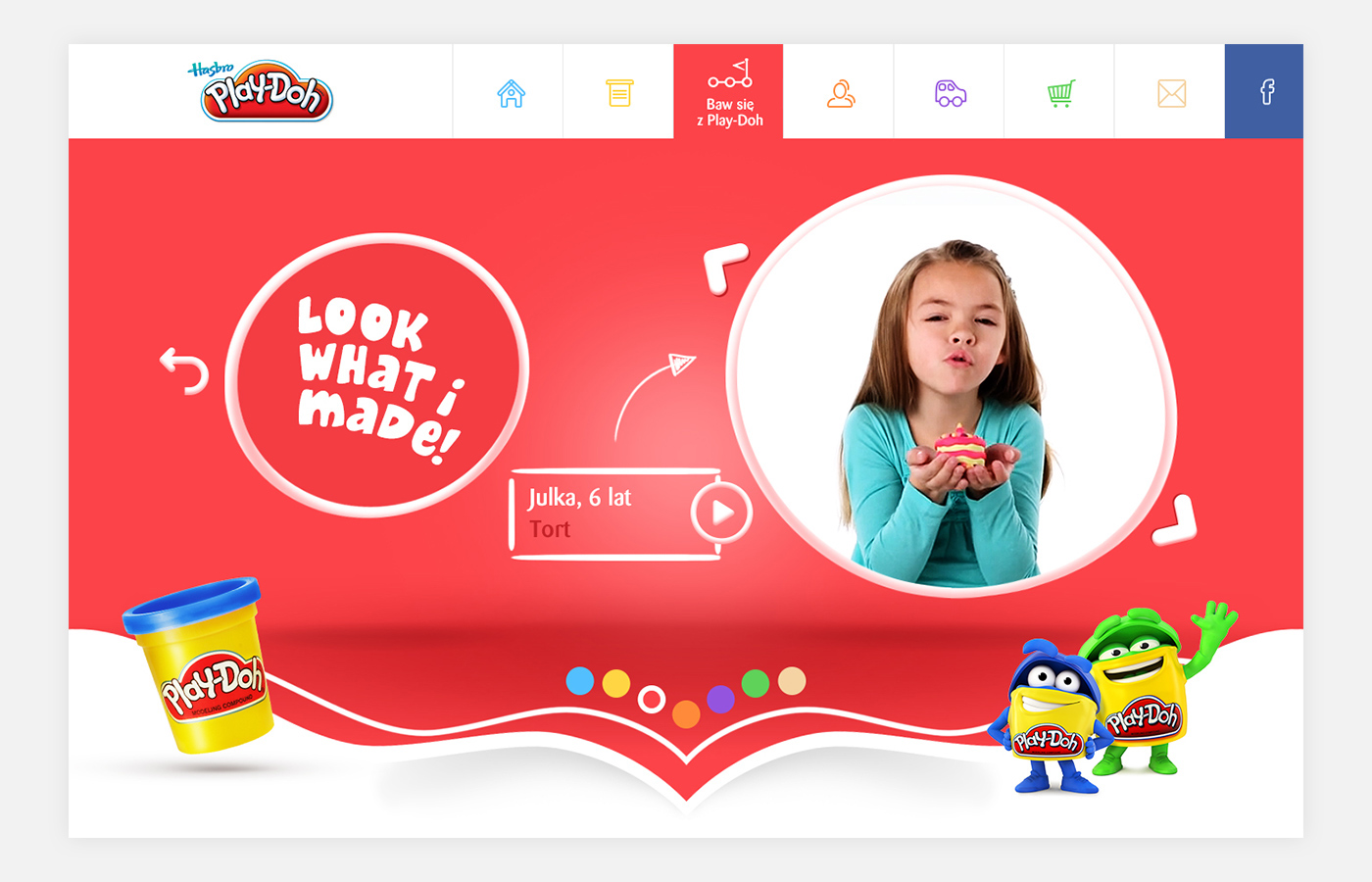 Play-Doh Website kids colours